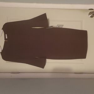 Calvin Klein size 4 dark eggplant/plum color dress